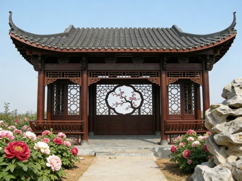 甘肃防腐木方亭